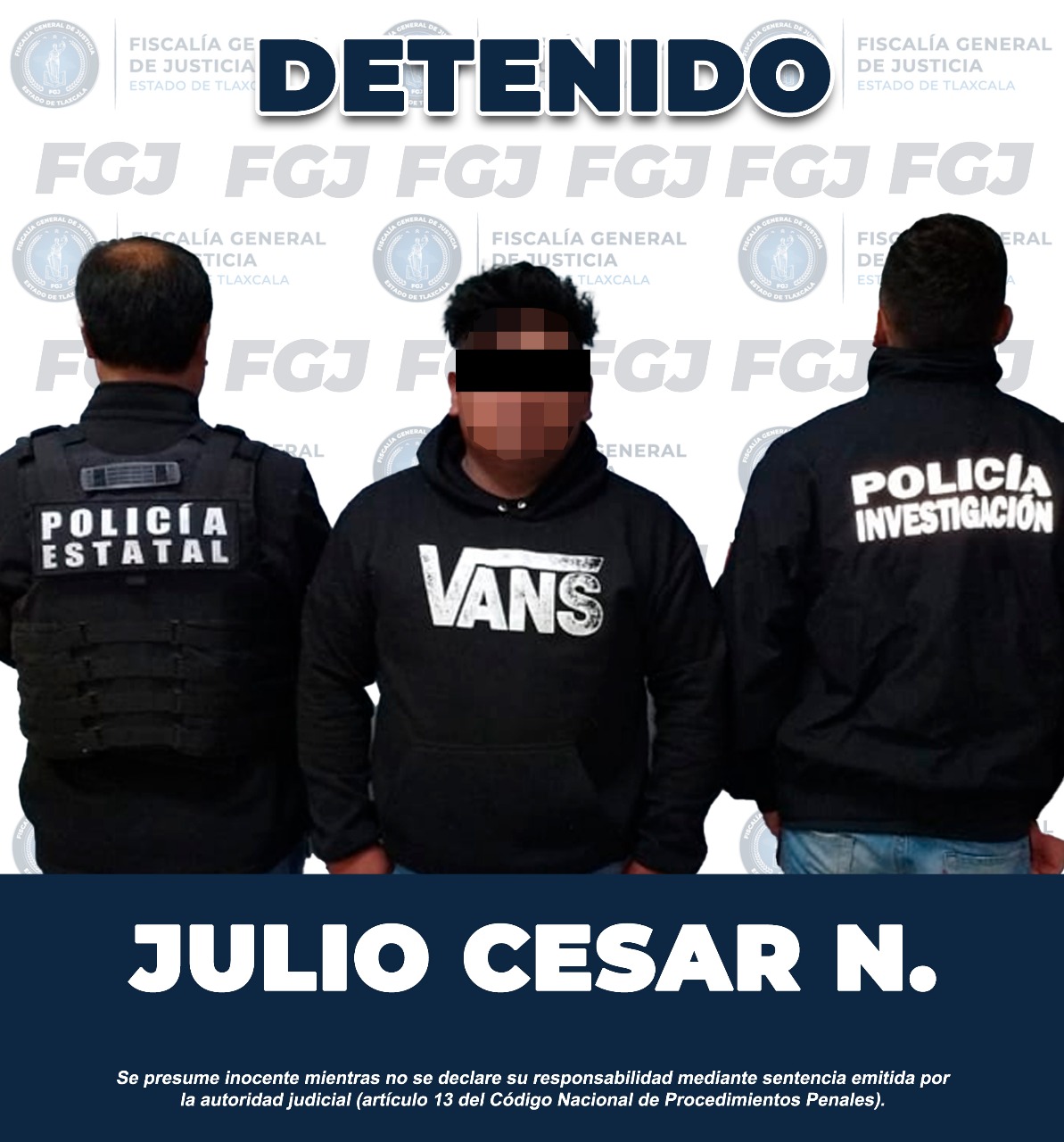 Detiene FGJE a hombre y asegura motocicleta con reporte de robo